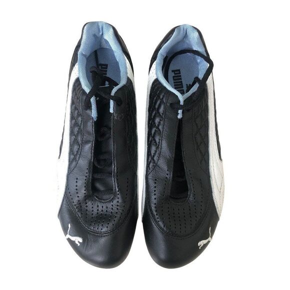 Puma Womens Sneakers Black White Quilt Design Size 6.5 - Picture 1 of 4